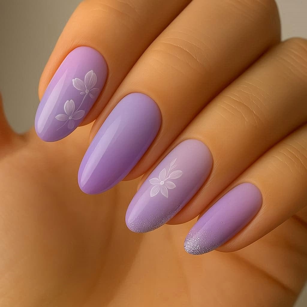 Lavender Whispers – Spring Pastel Nail Art
