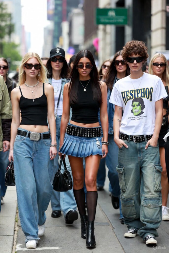 global fashion in the 2000s with early 2000 fashion trends