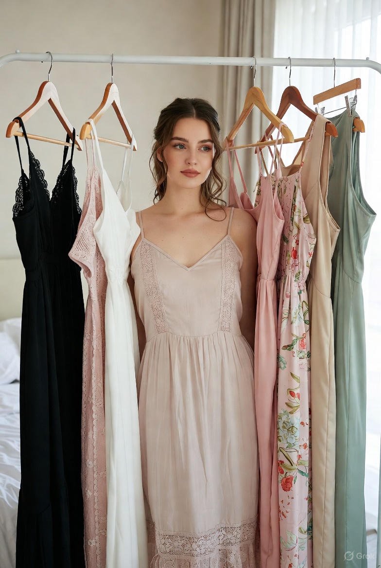 wardrobe recommendations with dress for women worldwide