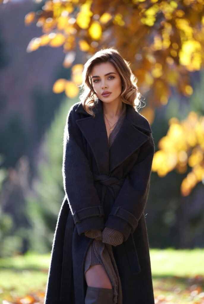 Winter Halloween outfit ideas for women with layered styling