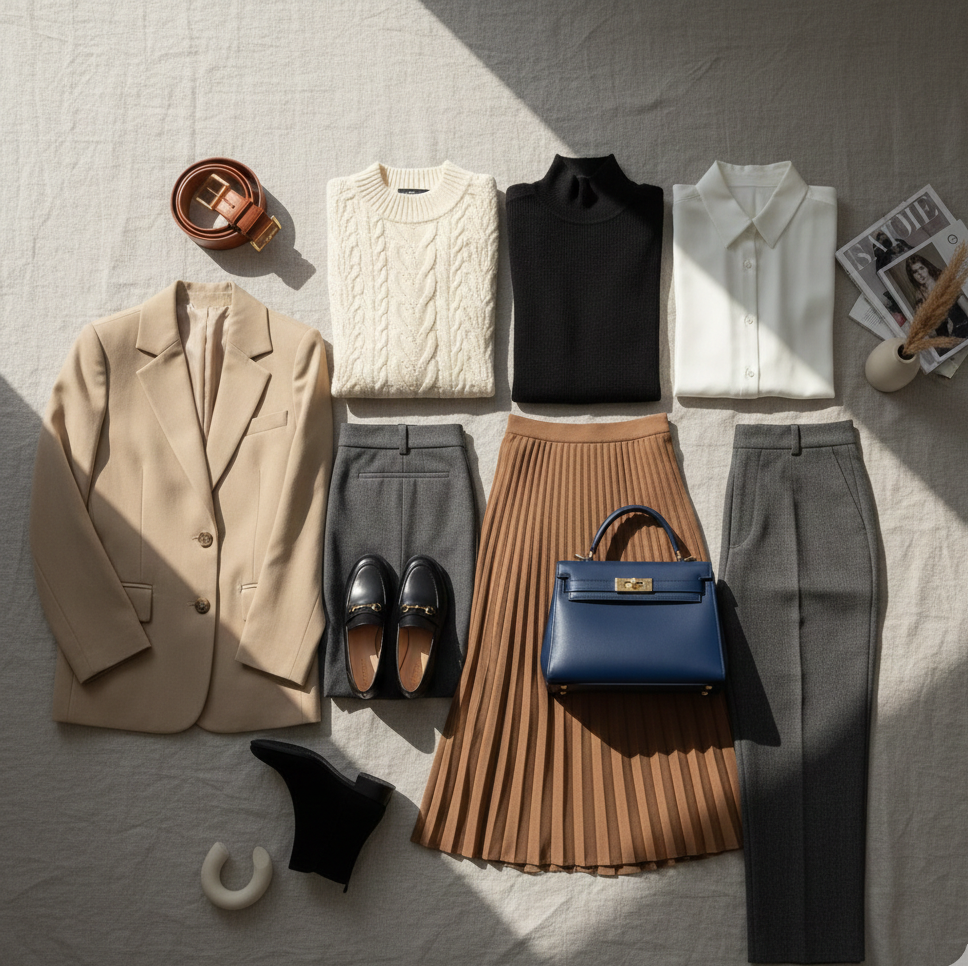 workwear outfits 2026 capsule wardrobe