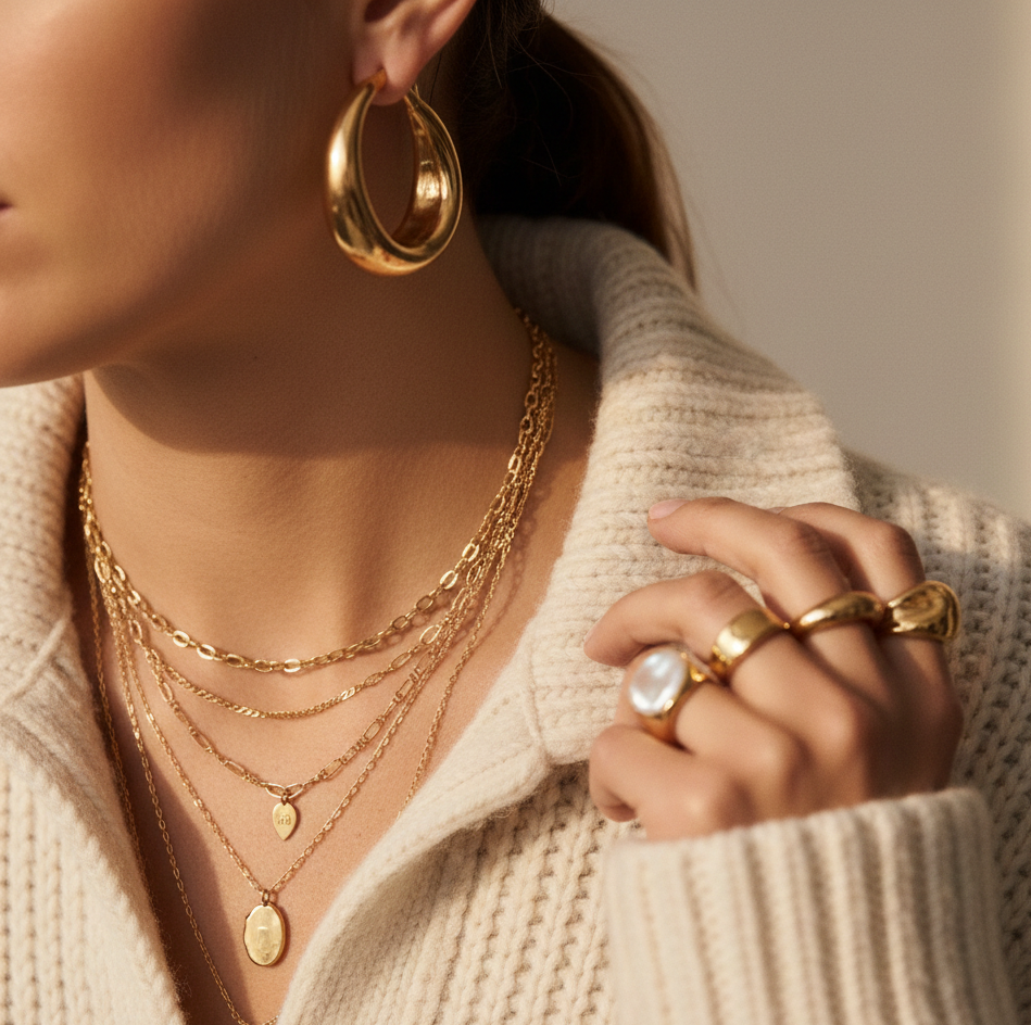 jewelry trends 2026 layered necklaces