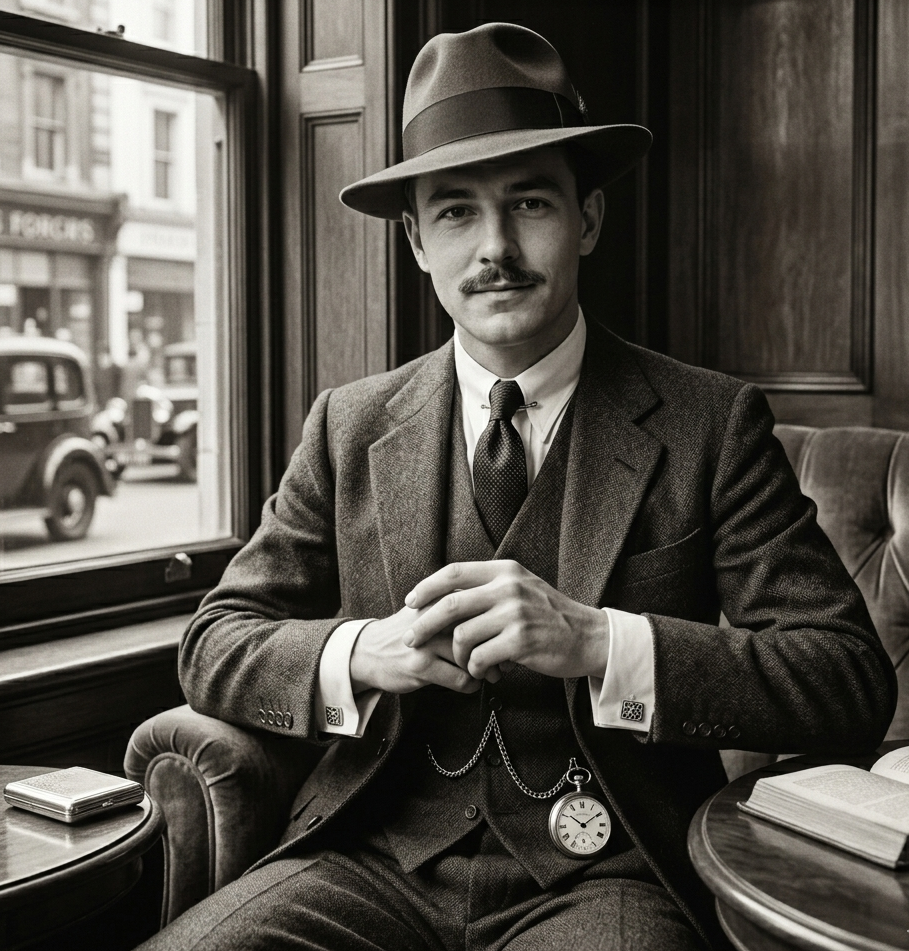 1930s men's fashion accessories