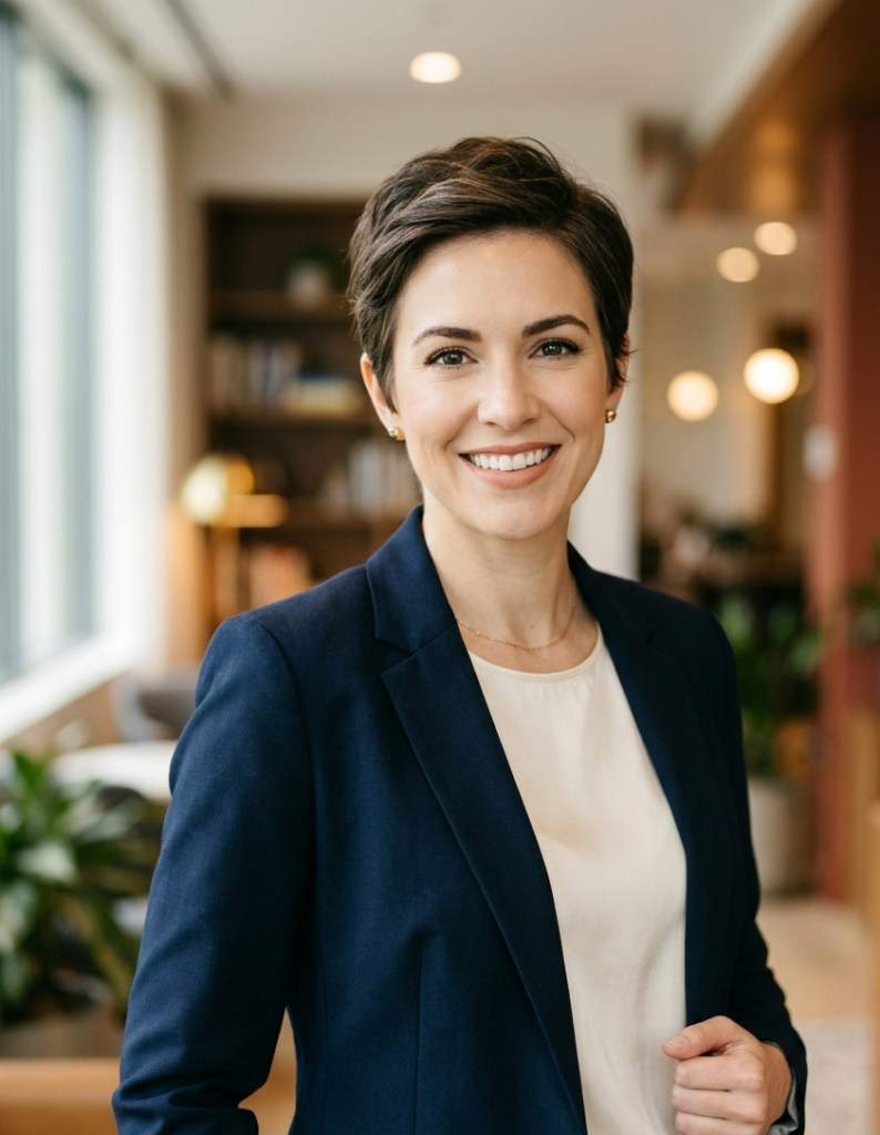 Short pixie haircut style for women