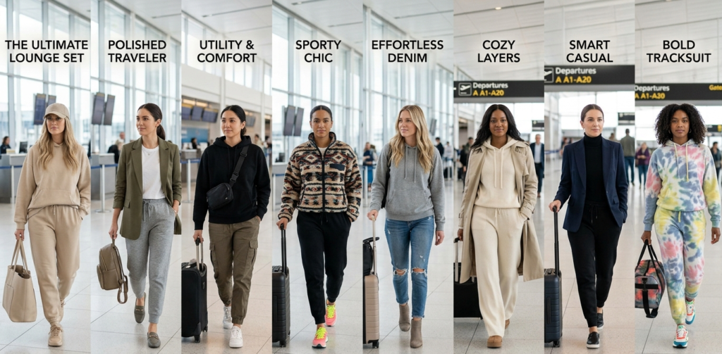 airport outfit ideas women collection travel outfits