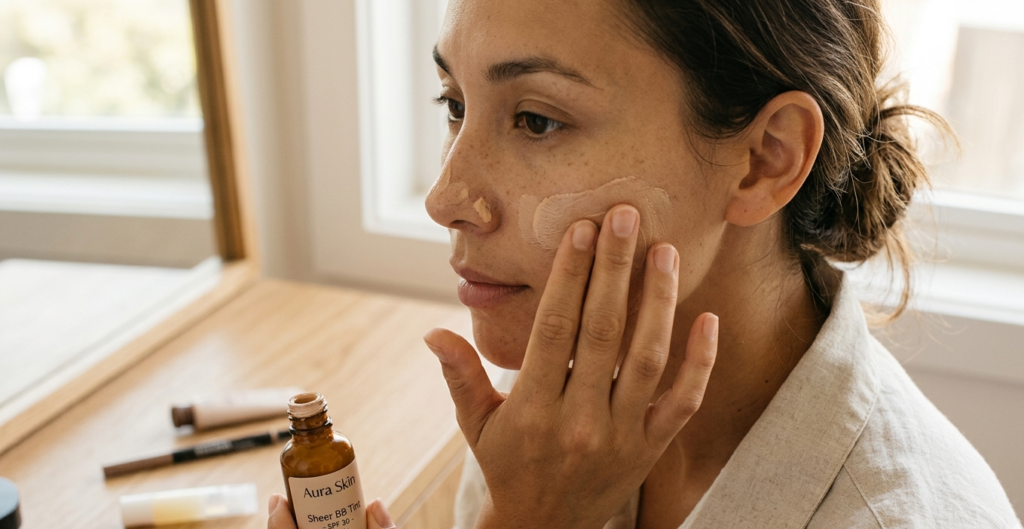 light foundation everyday makeup routine